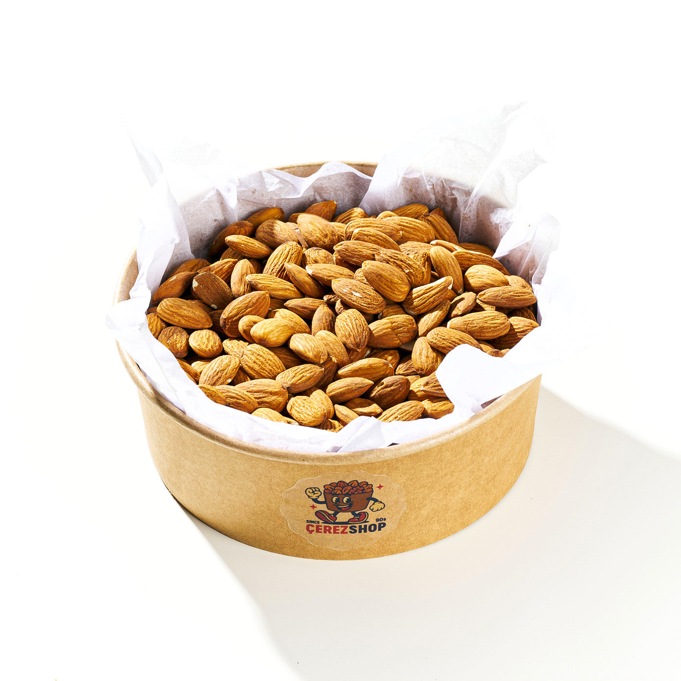 500 gram büyük boy badem kavrulmuş çerez