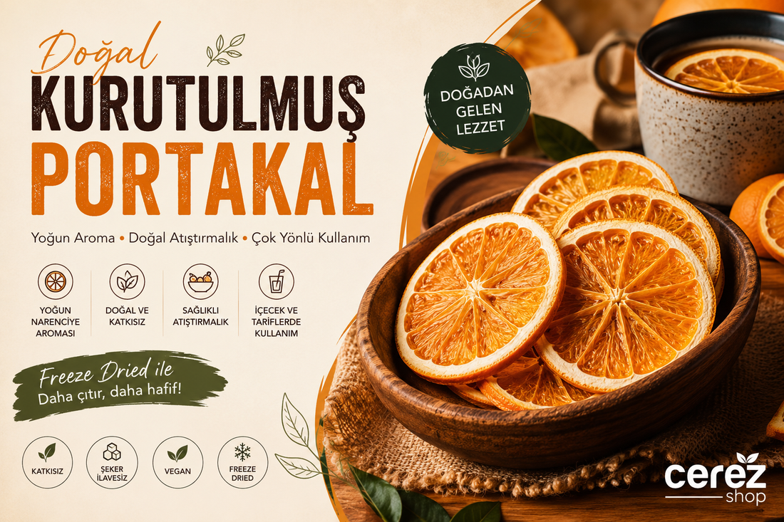Kurutulmuş Portakal Nedir? Faydaları ve Kullanım Alanları