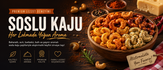 Soslu Kaju Nedir? En Popüler Kaju Çeşitleri ve Lezzetli Atıştırmalık Rehberi