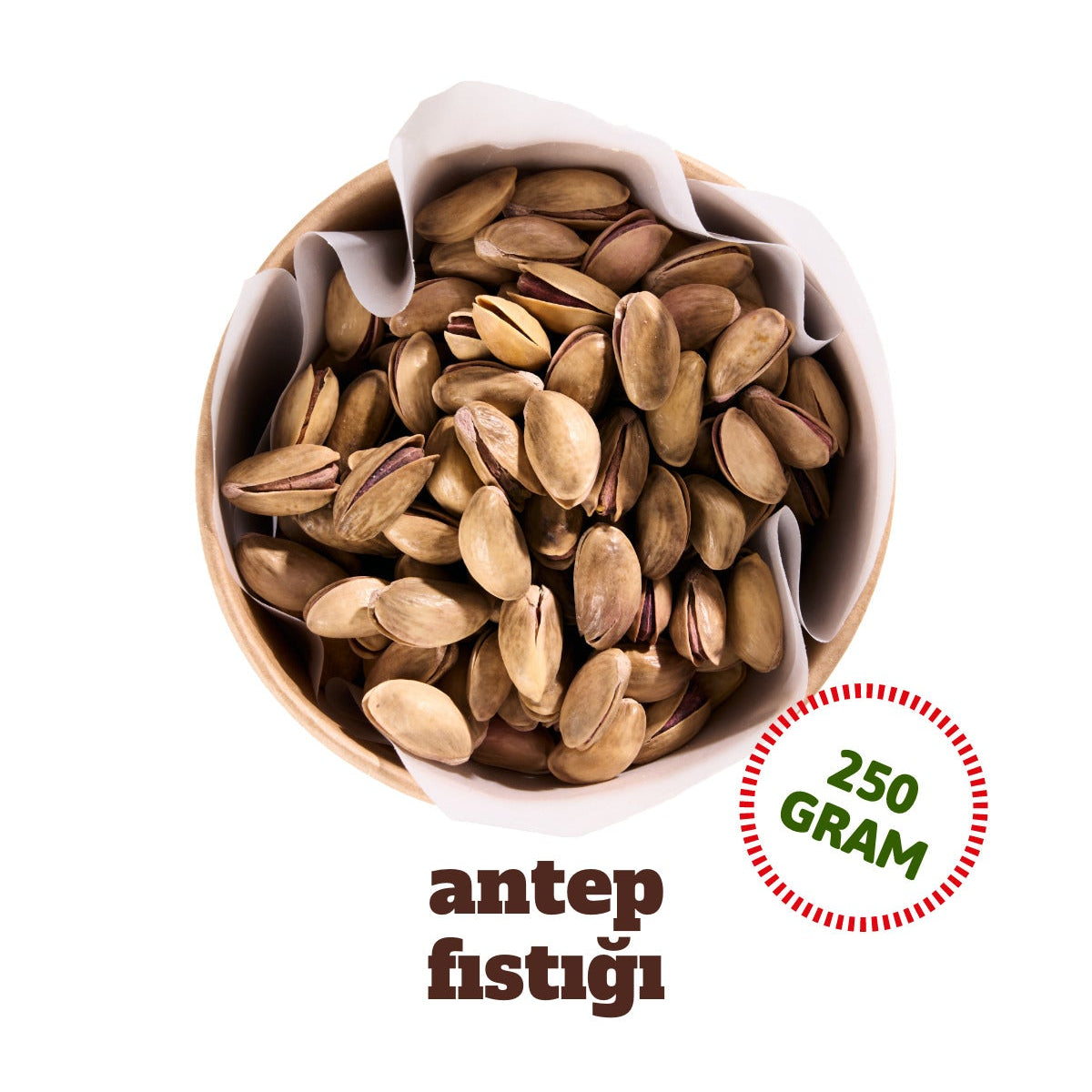 Antep fıstığı küçük boy yakın çekim