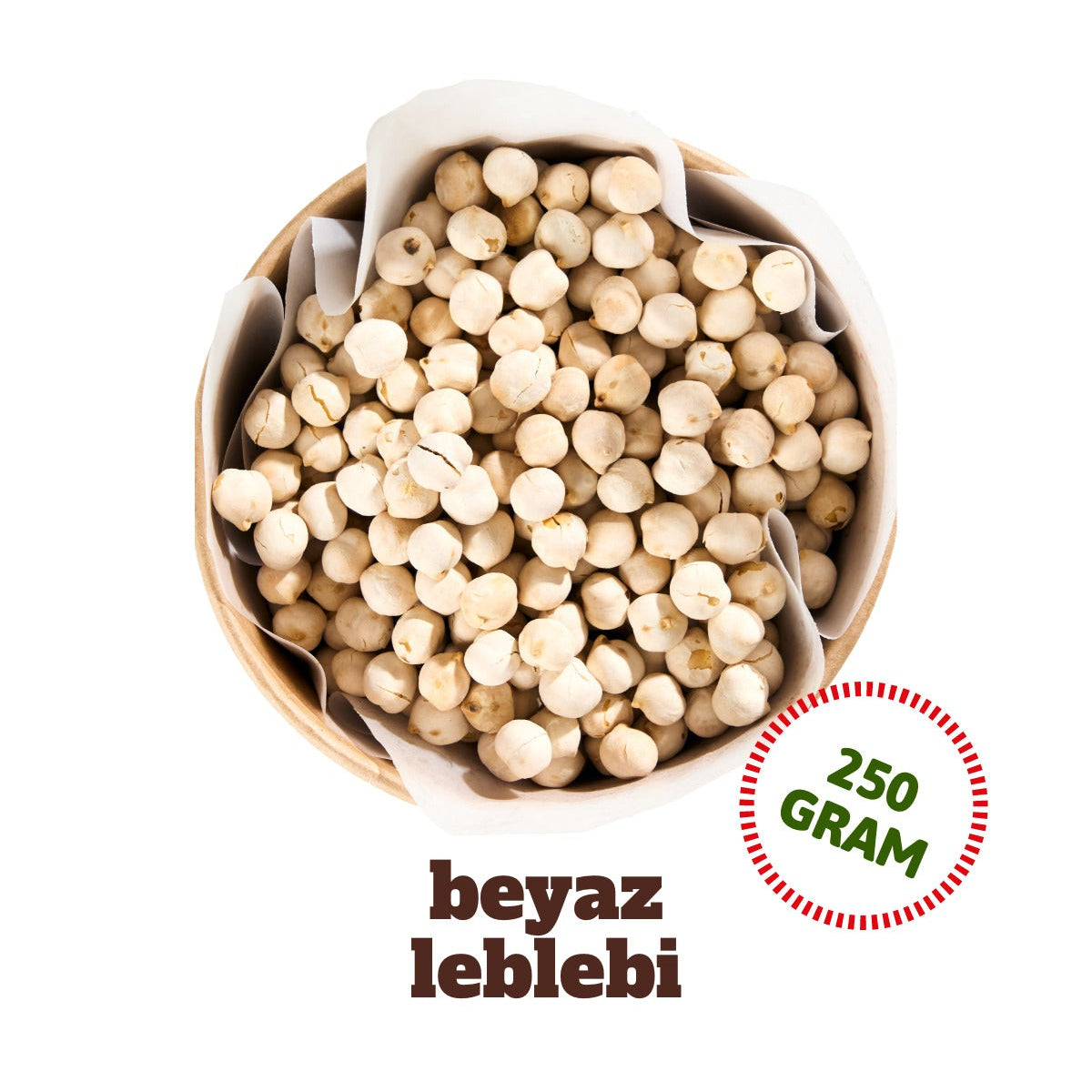 Beyaz Leblebi kavrulmuş 250 gram