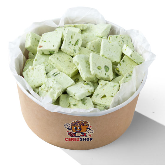 Freeze Dried Antep Fıstıklı Dondurma Kurutulmuş Çıtır Dondurma Küpleri, Fıstıklı Atıştırmalık, Astronot Dondurma
