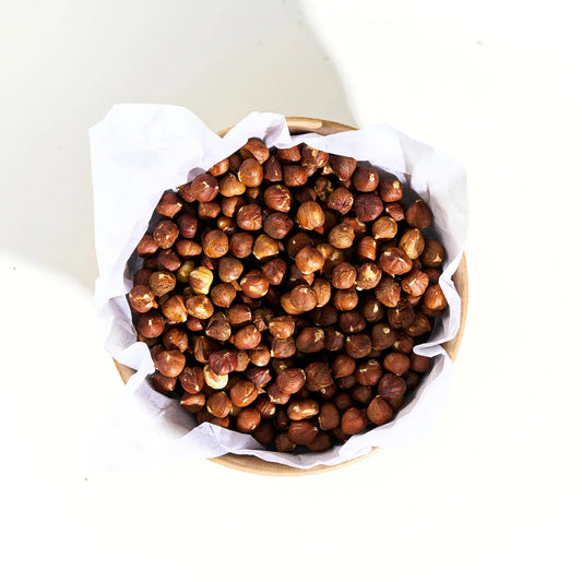 Çerezshop giresun çiğ fındık üstten çekim büyük kraft kase