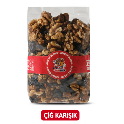 İşlemsiz ve kavrulmamış çiğ karışık kuruyemiş seti - Diyet ve sporcu beslenmesine uygun, vitamin değeri korunmuş sağlıklı ara öğün.