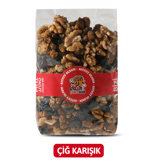 İşlemsiz ve kavrulmamış çiğ karışık kuruyemiş seti - Diyet ve sporcu beslenmesine uygun, vitamin değeri korunmuş sağlıklı ara öğün.