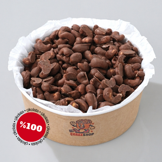 Çerez Shop Sütlü Çikolata Kaplı Kaju - İpeksi Sütlü Çikolata Tabakasıyla Kaplanmış, Birinci Sınıf Bütün ve Dolgun Kavrulmuş Kaju Taneleri. Gurme Bir Lezzet Şöleni.