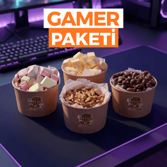 Gamer Paketi Freeze Dried Dondurma Çikolata Kaplı Kaju Kabuksuz Karışık Kuruyemiş Oyuncu Atıştırmalık Seti