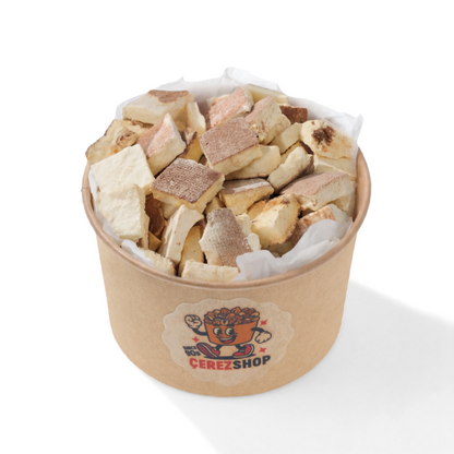 Freeze dried kazandibi dondurularak kurutulmuş tatlı 100 gr kase içinde