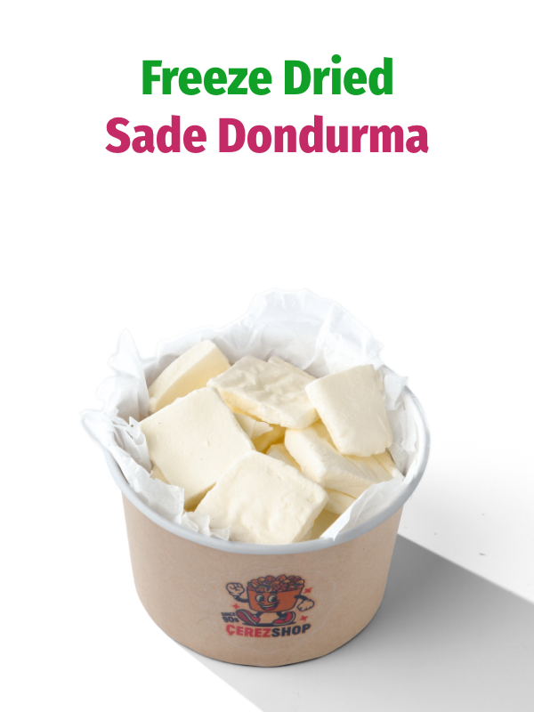 Freeze Dried Sade Dondurma – Kurutulmuş Çıtır Dondurma Küpleri, Astronot Dondurması
