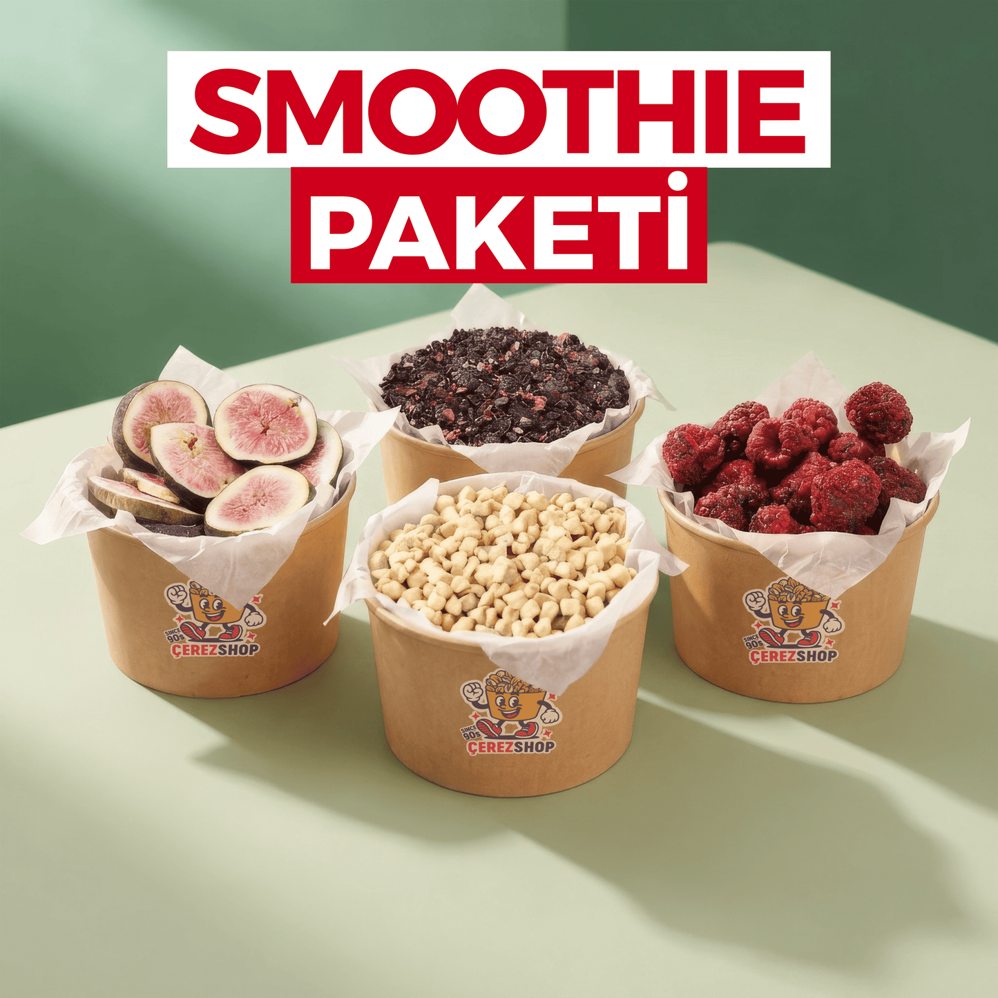 Freeze Dried Smoothie Paketi 4'lü Meyve Seti