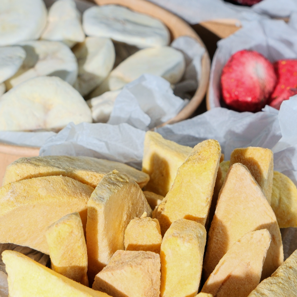 Freeze Dried Tadım Paketi 5'li - Çilek Mango Muz Kavun Böğürtlen Kuru Meyve Cipsi Seti