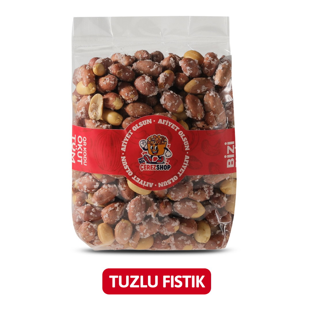 Tam kıvamında kavrulmuş tuzlu iç yer fıstığı - Çay saatleri ve misafir ikramları için taze kavrulmuş çıtır çerez.