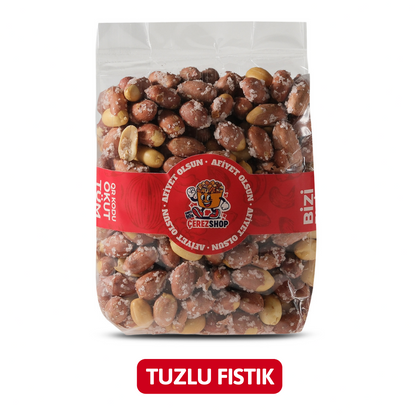 Tam kıvamında kavrulmuş tuzlu iç yer fıstığı - Çay saatleri ve misafir ikramları için taze kavrulmuş çıtır çerez.